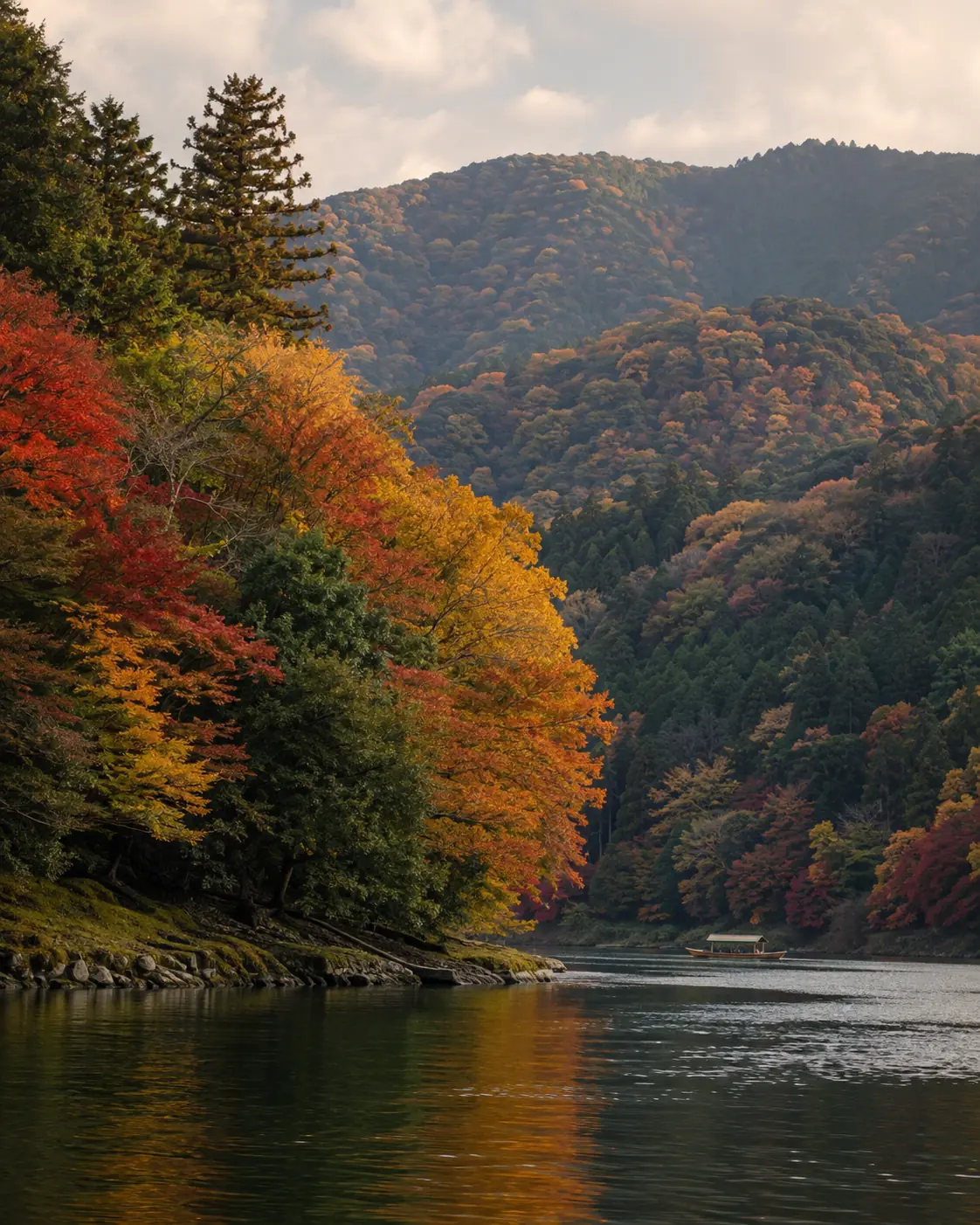 Autumn leaves in Arashiyama, Kyoto